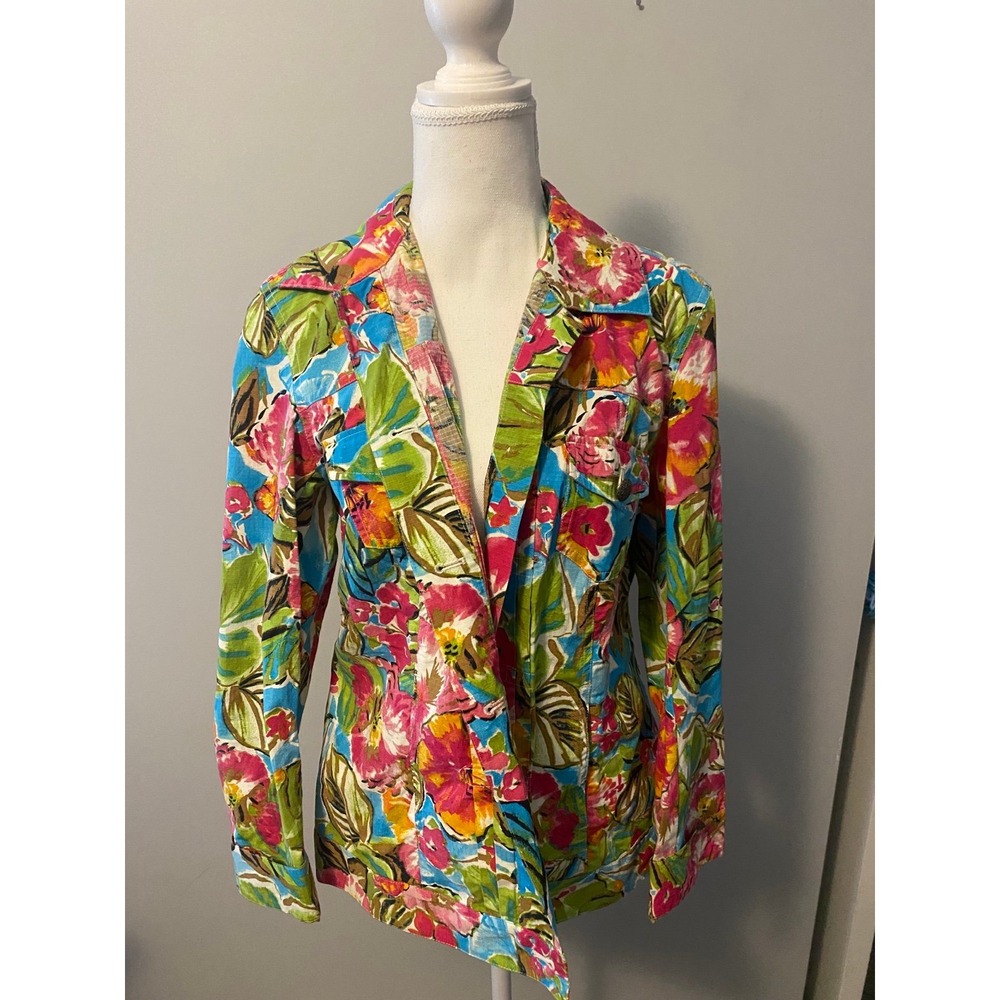 Chicos‎ Floral Jacket/Top